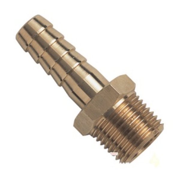 American Imaginations 0.75 in. x 0.75 in. Brass Garden Hose Barb Male AI-35598